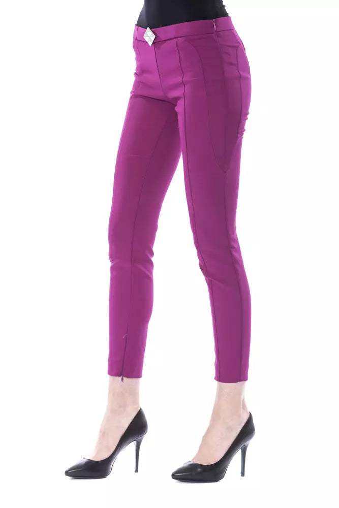 BYBLOS Violet Polyester Jeans & Pant