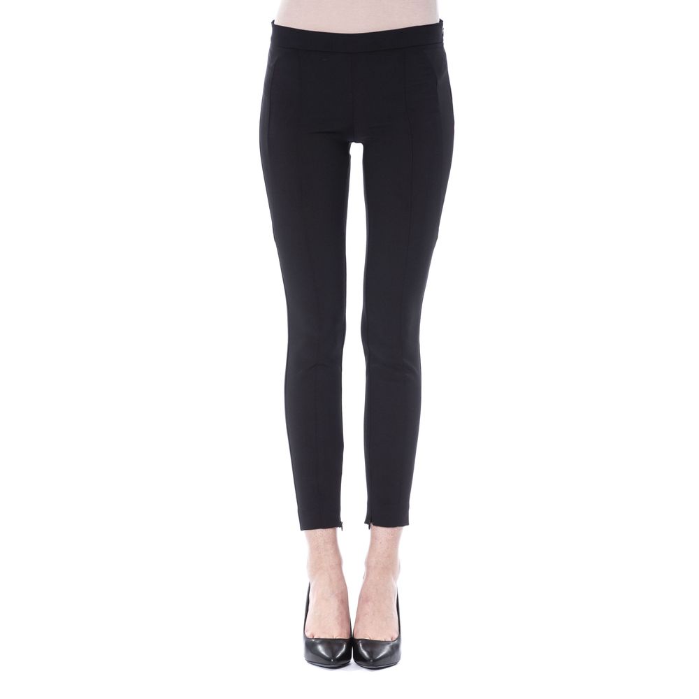 BYBLOS Black Polyester Jeans & Pant