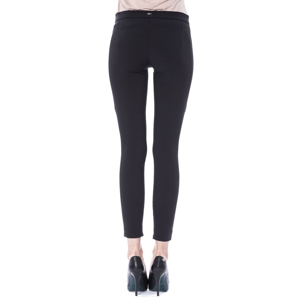 BYBLOS Black Polyester Jeans & Pant