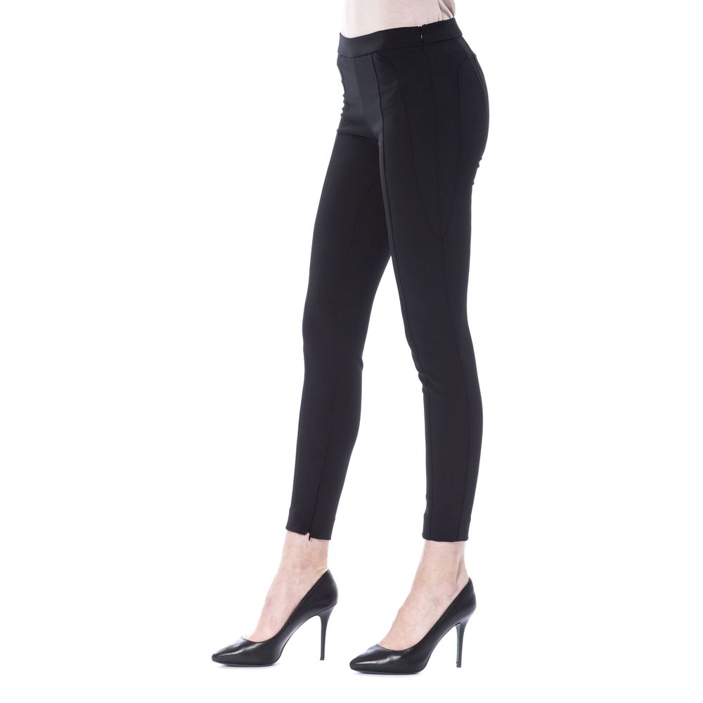 BYBLOS Black Polyester Jeans & Pant