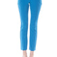BYBLOS Light Blue Polyester Jeans & Pant