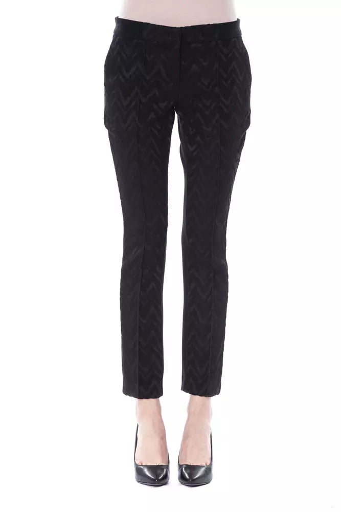 BYBLOS Black Acrylic Jeans & Pant