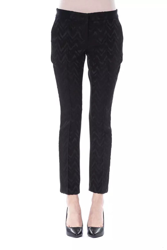 BYBLOS Black Acrylic Jeans & Pant