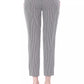 BYBLOS Black/White Viscose Jeans & Pant