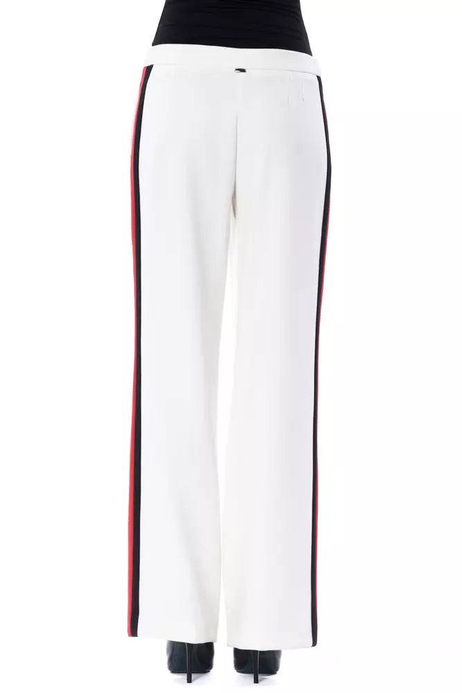 BYBLOS White Polyester Jeans & Pant