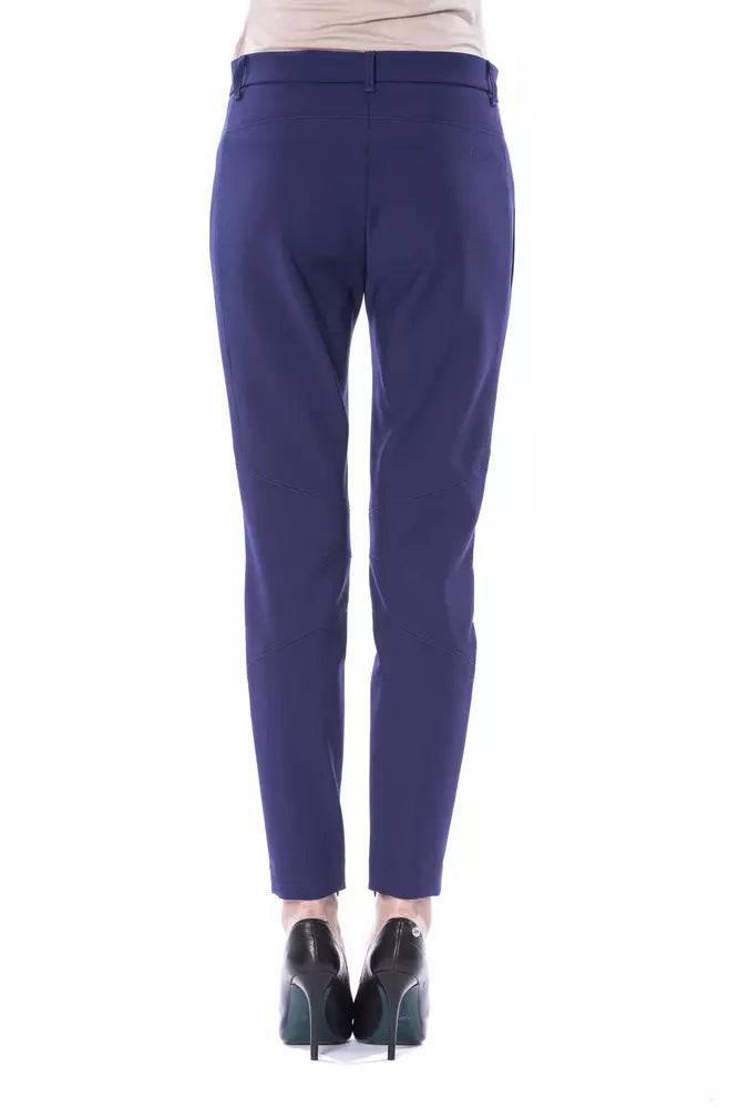 BYBLOS Blue Polyester Jeans & Pant