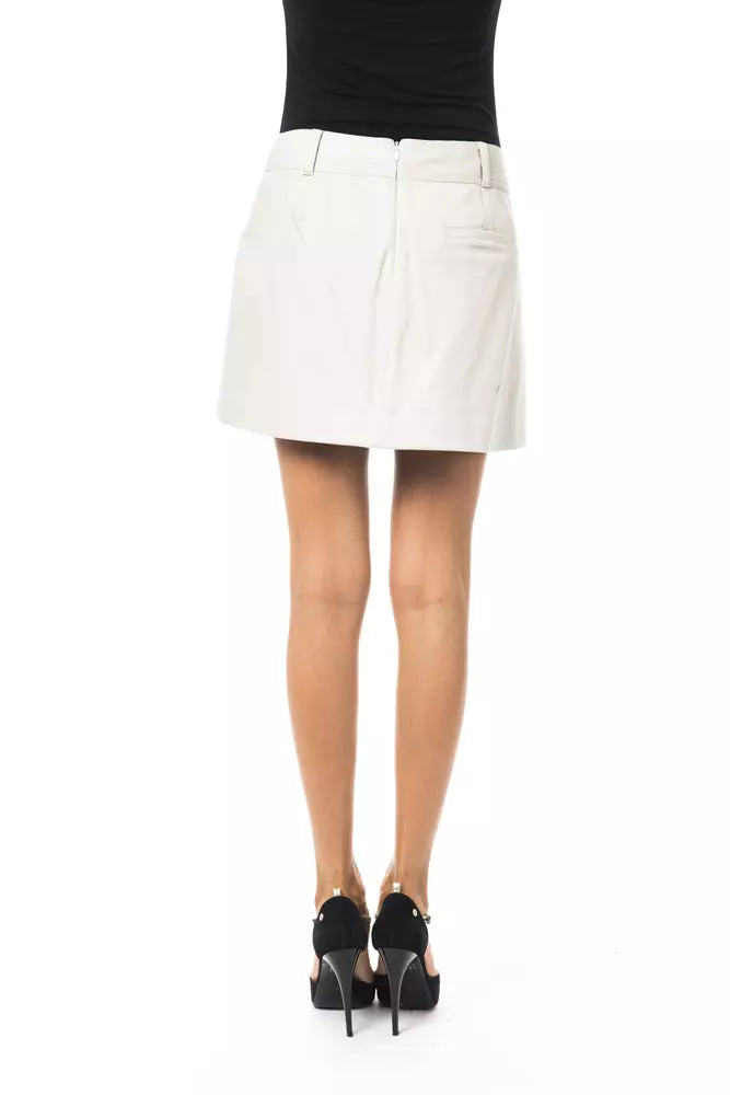 BYBLOS Gray Cotton Skirt