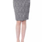 BYBLOS Black/White Viscose Skirt