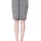 BYBLOS Black/White Viscose Skirt