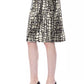 BYBLOS Gold Viscose Skirt