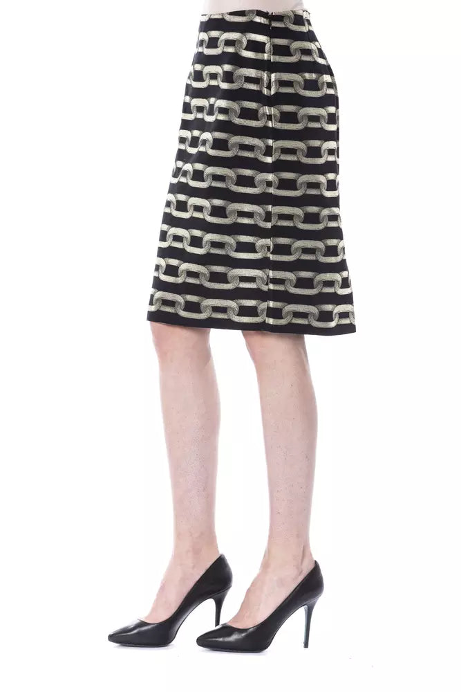 BYBLOS Black Viscose Skirt