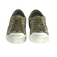 Philipp Plein Green Leather Sneakers