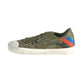 Philipp Plein Green Leather Sneakers