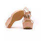 Péché Originel Beige Polyurethane Sandal