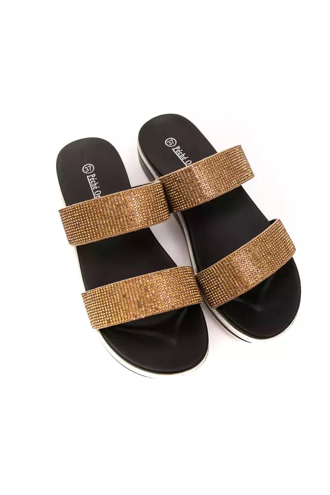Péché Originel Beige Textile Sandal