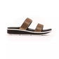 Péché Originel Beige Textile Sandal