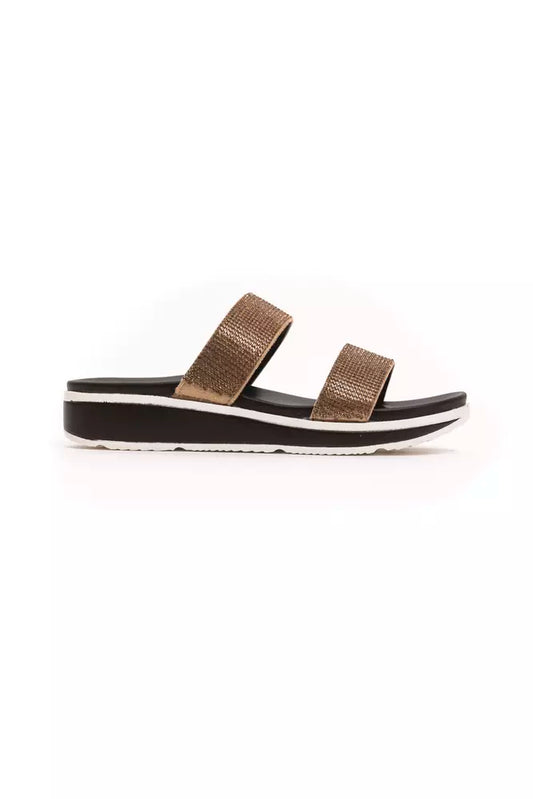Péché Originel Beige Textile Sandal