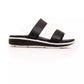 Péché Originel Black Polyurethane Sandal