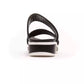 Péché Originel Black Polyurethane Sandal