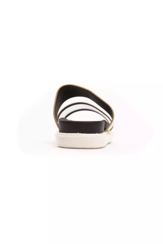 Péché Originel Gold Polyethylene Lining Material Sandal