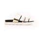 Péché Originel Gold Polyethylene Lining Material Sandal
