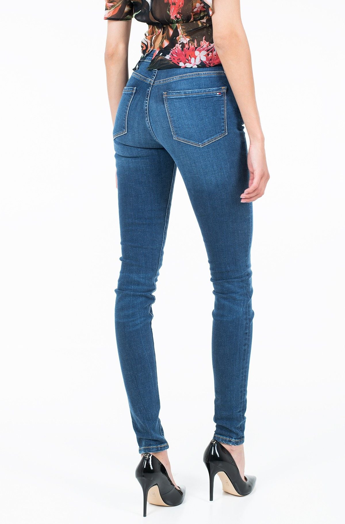 Tommy Hilfiger Blue Cotton Jeans & Pant