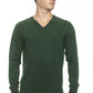 Conte of Florence Green Wool Sweater
