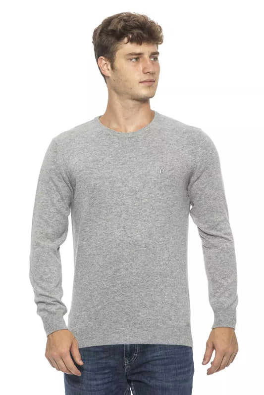 Conte of Florence Silver Wool Sweater