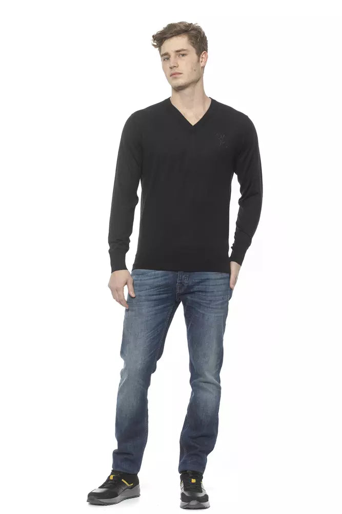 Billionaire Italian Couture Black Cashmere Sweater