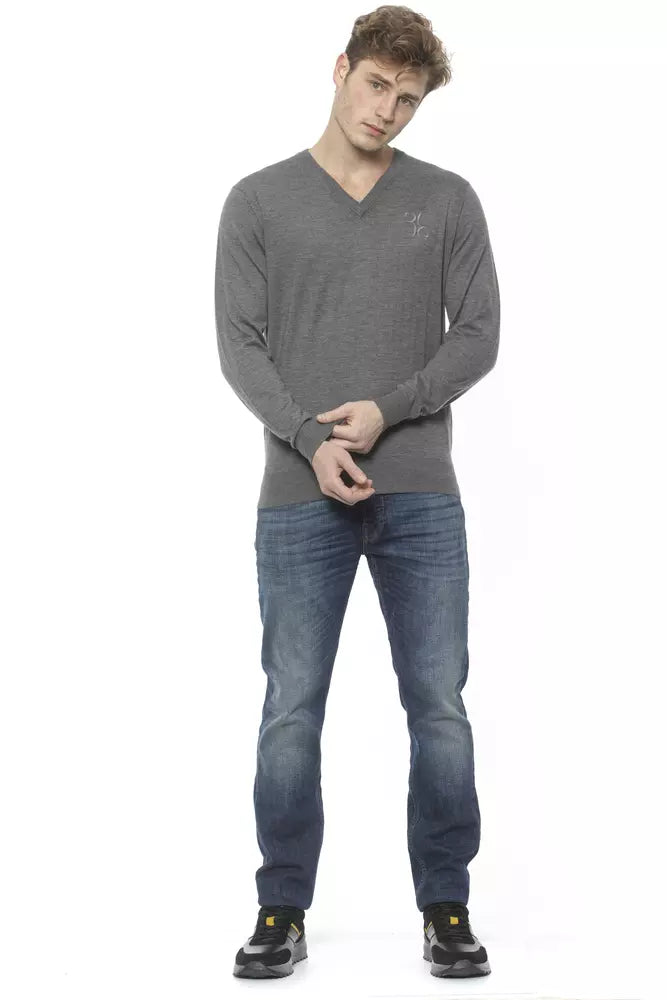 Billionaire Italian Couture Gray Cashmere Sweater