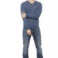 Billionaire Italian Couture Blue Cashmere Sweater