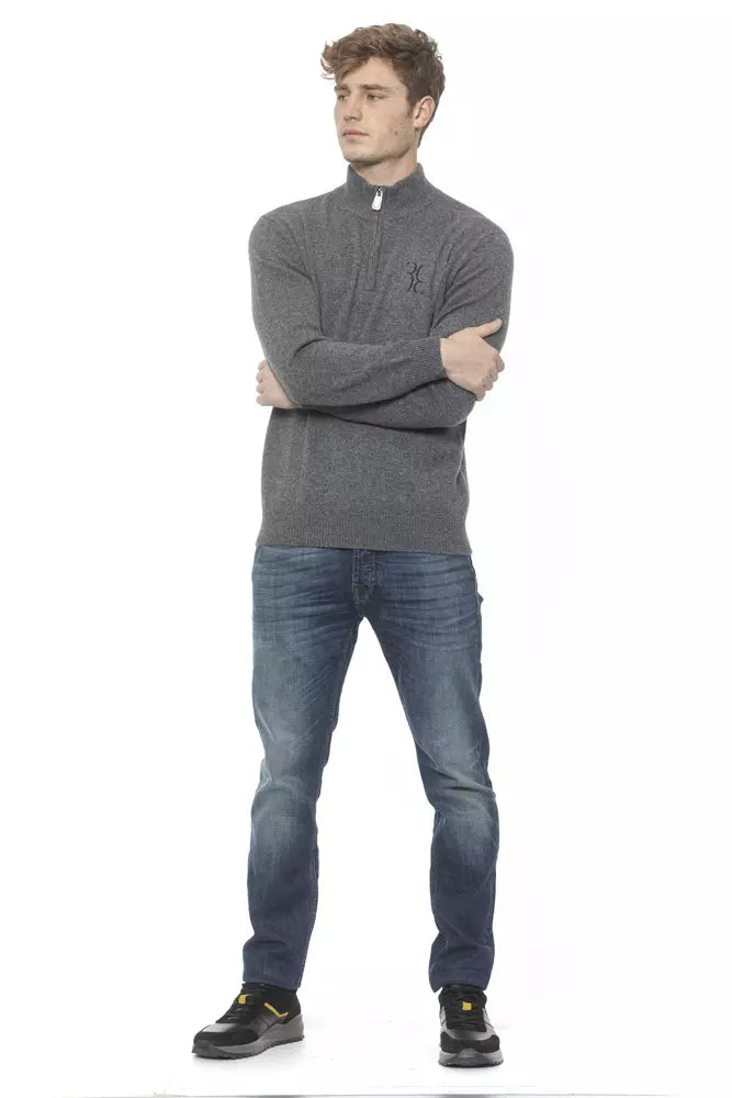 Billionaire Italian Couture Gray Cashmere Sweater