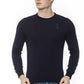 Billionaire Italian Couture Blue Virgin Wool Merinos Sweater