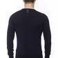 Billionaire Italian Couture Blue Virgin Wool Merinos Sweater