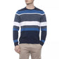 Conte of Florence Blue Cotton Sweater