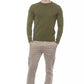 Conte of Florence Green Cotton Sweater