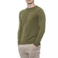Conte of Florence Green Cotton Sweater