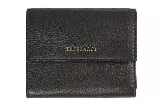 Trussardi Black Leather Wallet