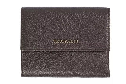 Trussardi Brown Leather Wallet