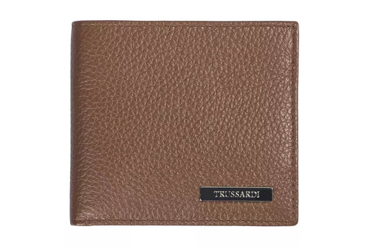 Trussardi Brown Leather Wallet