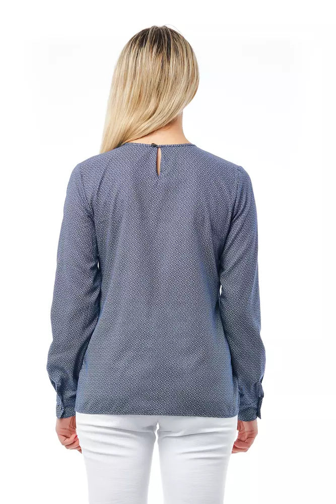Bagutta Blue Cotton Shirt