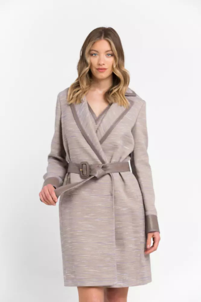 Trussardi Beige Cotton Jackets & Coat