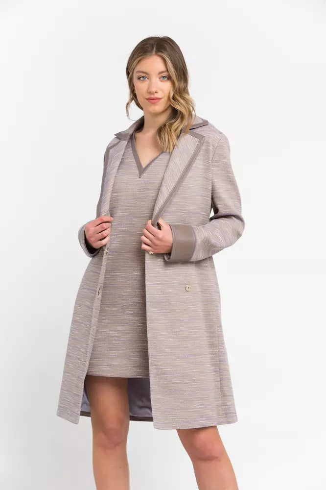 Trussardi Beige Cotton Jackets & Coat
