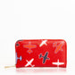 Trussardi Red Leather Wallet