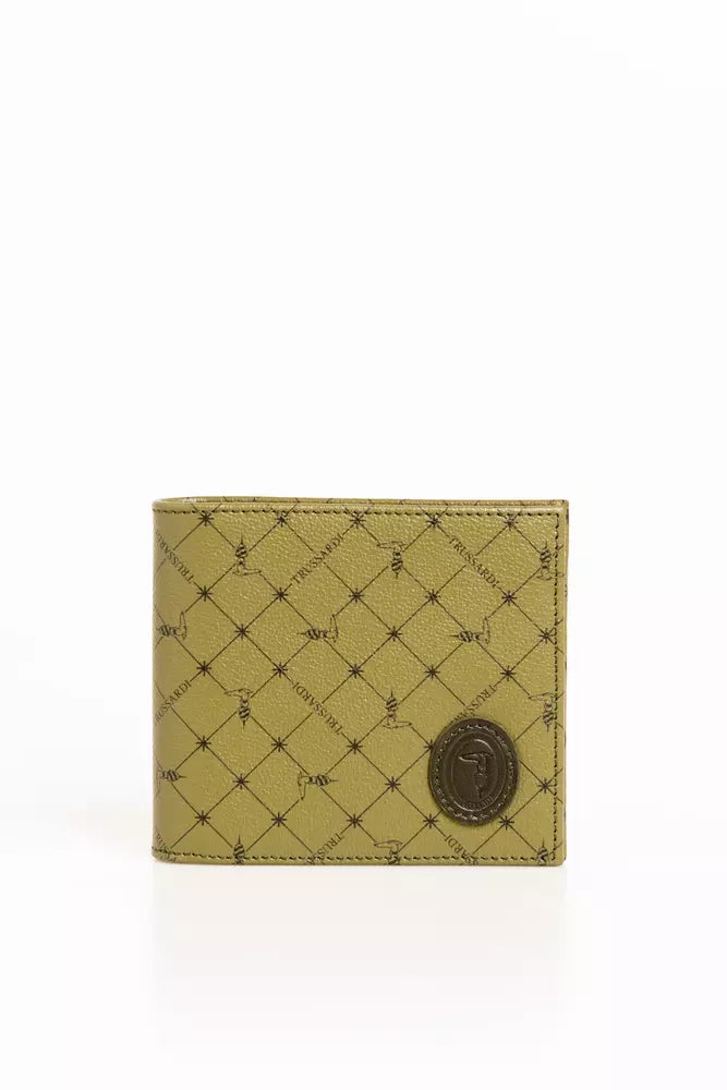Trussardi 그린 가죽 지갑