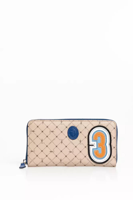 Trussardi Beige Leather Wallet