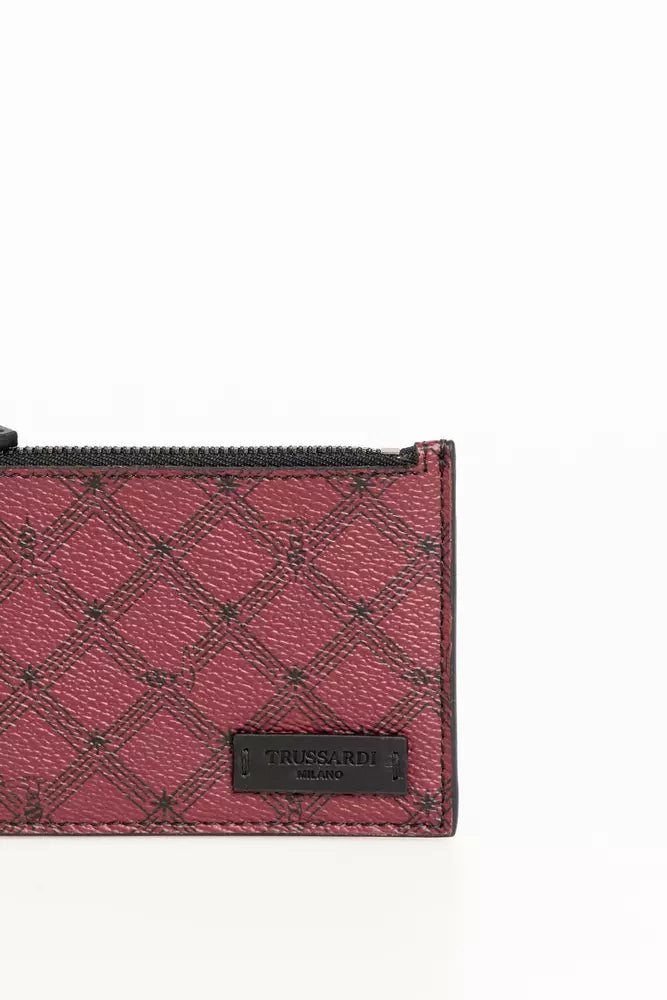 Trussardi Red Pvc Wallet