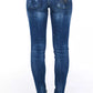 Frankie Morello Blue Cotton Jeans & Pant