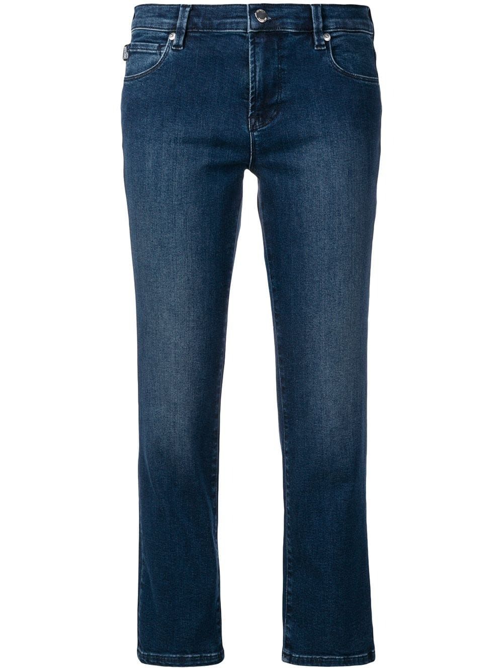 Love Moschino Blue Cotton Jeans & Pant