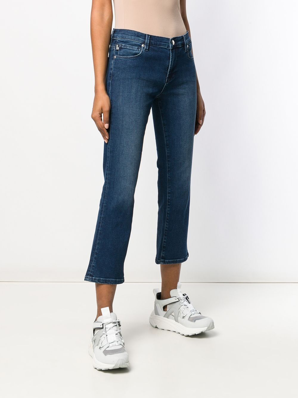 Love Moschino Blue Cotton Jeans & Pant